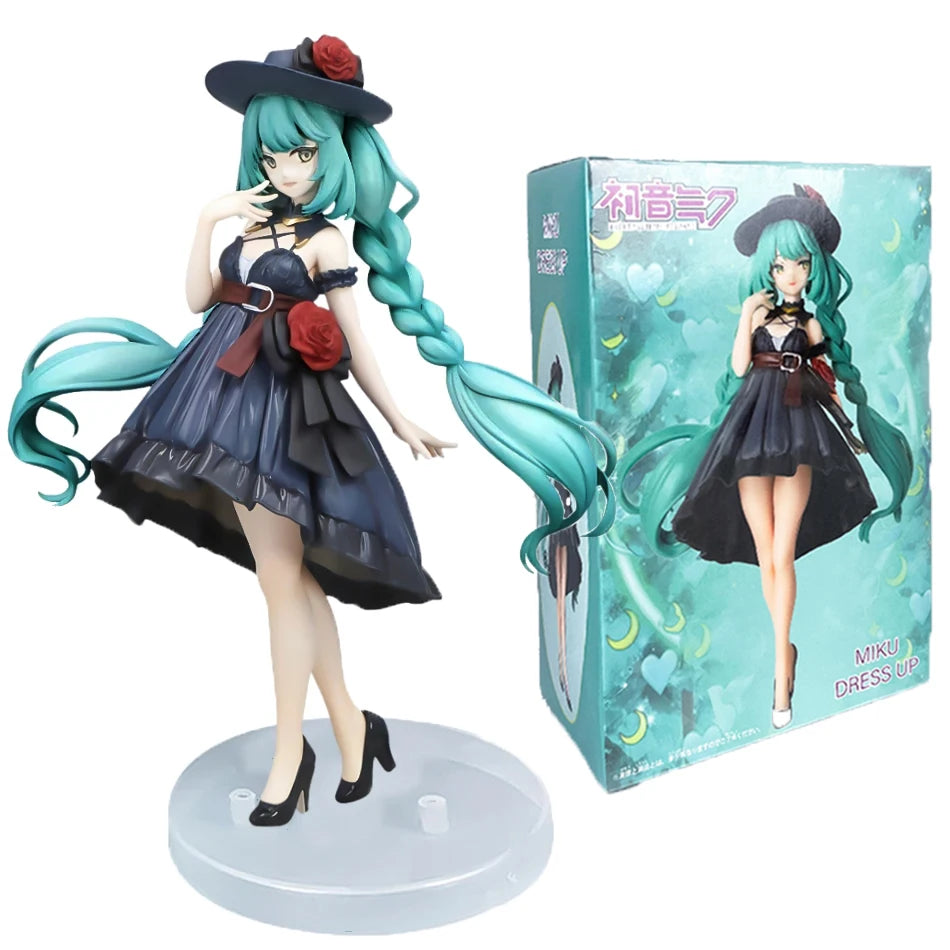 Hatsune Miku Figure Bauhinia Flower Sour Berry Candy Hatsune Miku Anime Beautiful Goddess Figure Tabletop lovely Decorations Toy
