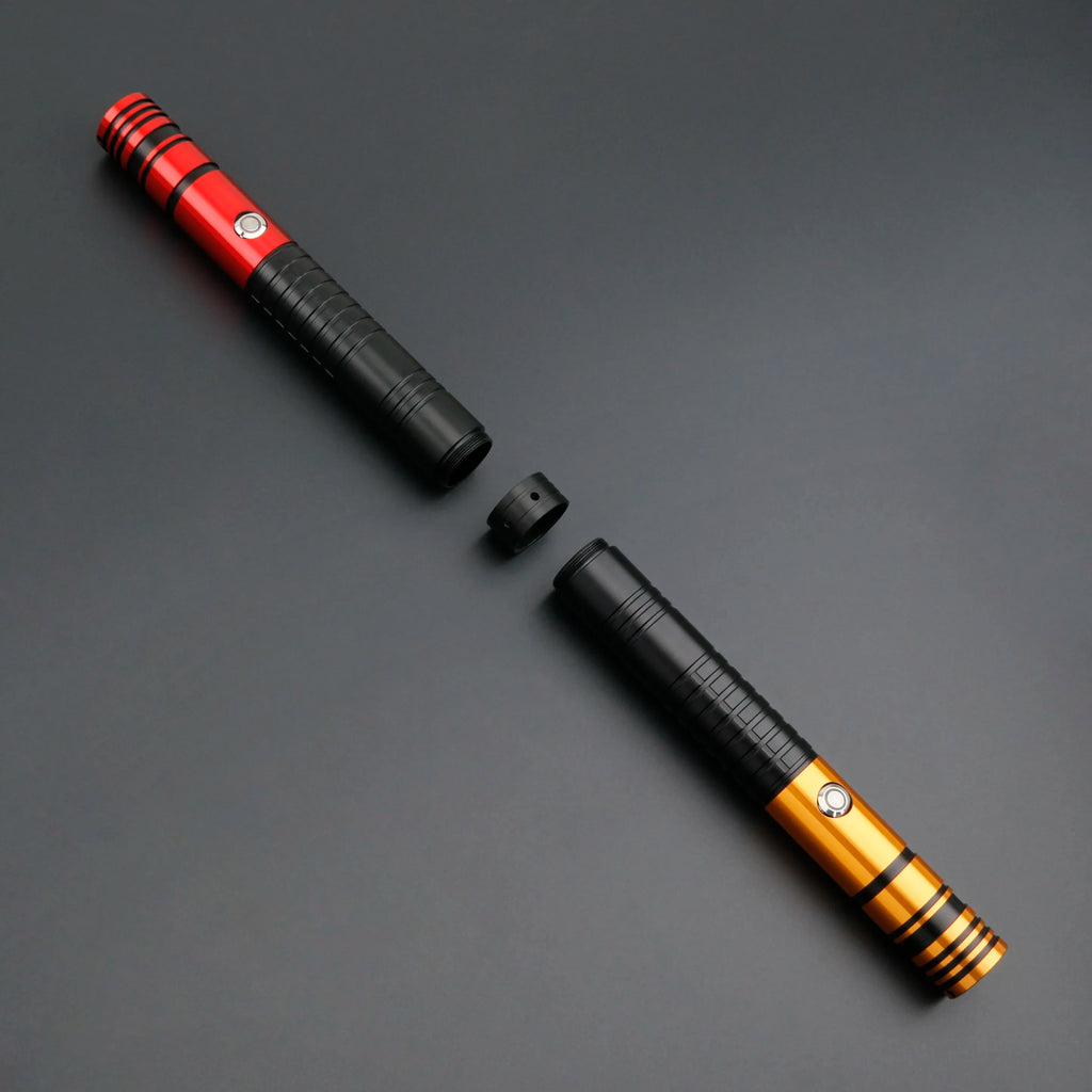TXQSABER Double-edged A01 Heavy Dueling 12colors Combat Jedi Saber Sword Blaster Luminous Toy Cosplay Gesture Control