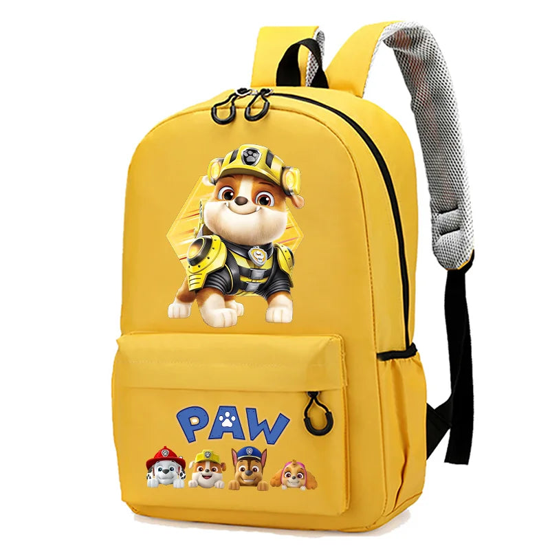 Paw Patrols Backpack Cute Anime Chase Skye Anime Student School Bag Travel Storage Bags Marshall Fashion Casual Knapsack Gift