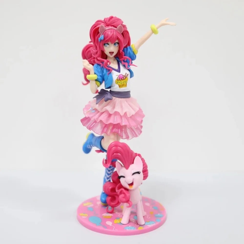 20-22cm Anime My Little Pony Figure Twilight Sparkle/Rainbow Dash/Apple Jack/Hatsune Miku Action Figures PVC Collection Toy Gift