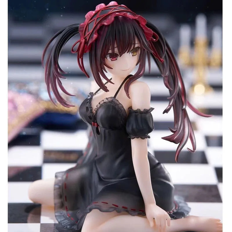 Taito Kurumi Tokisaki Prize Figure Date A Live Anime Nightgown Spirit Character Statue Desktop Decoration For Anime Collectors