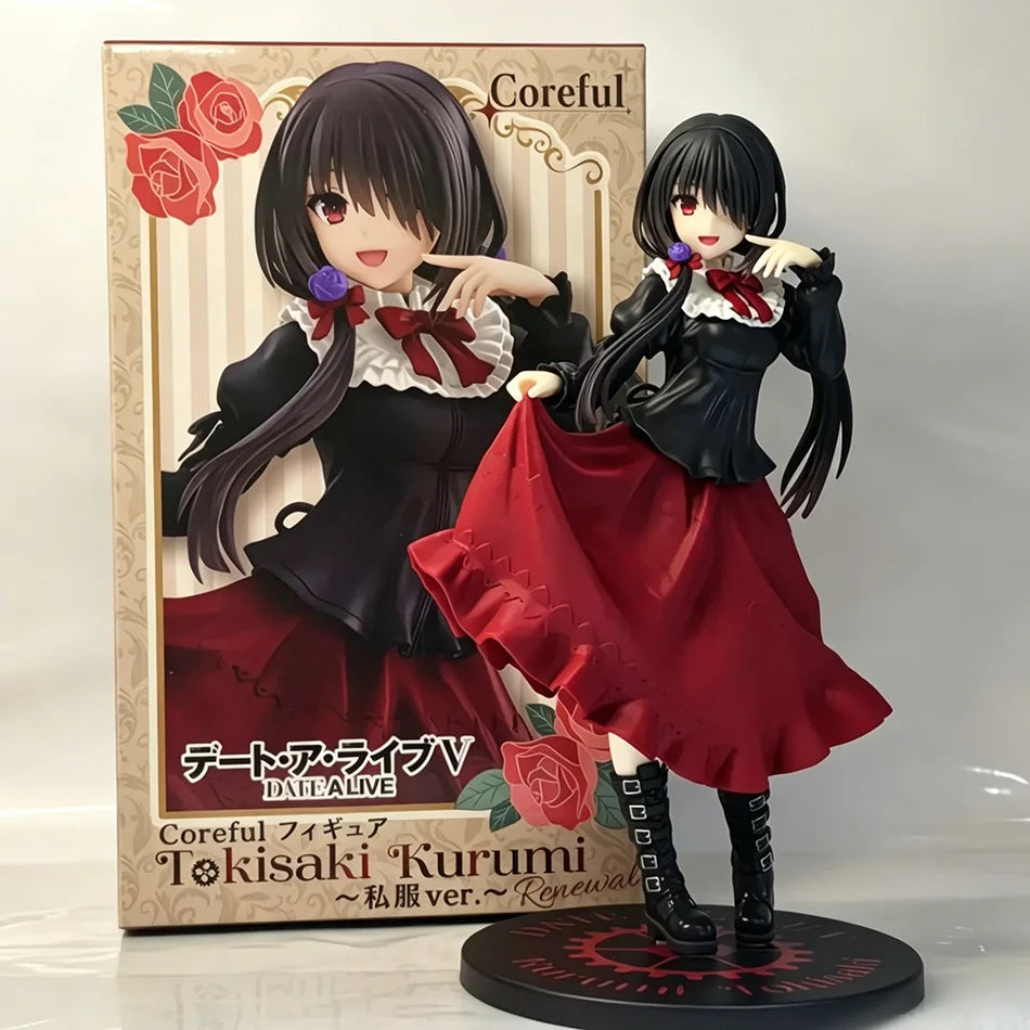 Date A Live Figure Tokisaki Kurumi Casual Wear Ver. PVC Action Figure Anime Figure Model Toys Collection Doll Gift