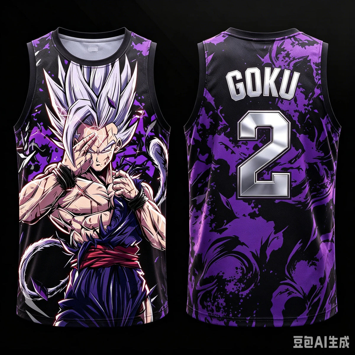 2026 New Dragon.Ball Beast Gohan Vest NO.23 24 77 11 45 1 2 34 Anime Adult Men's 3D Printed Special Basketball Jersey Vest Kids