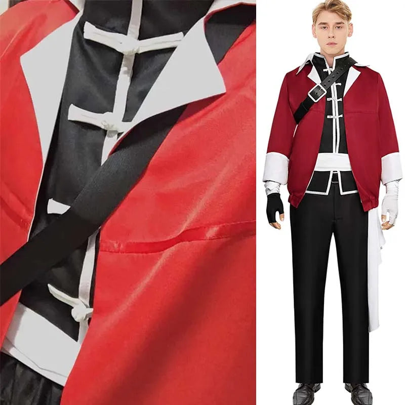 Stark Cosplay Costume with Jacket Sleeveless Vest Pants for Halloween Comic Con Stark Outfits