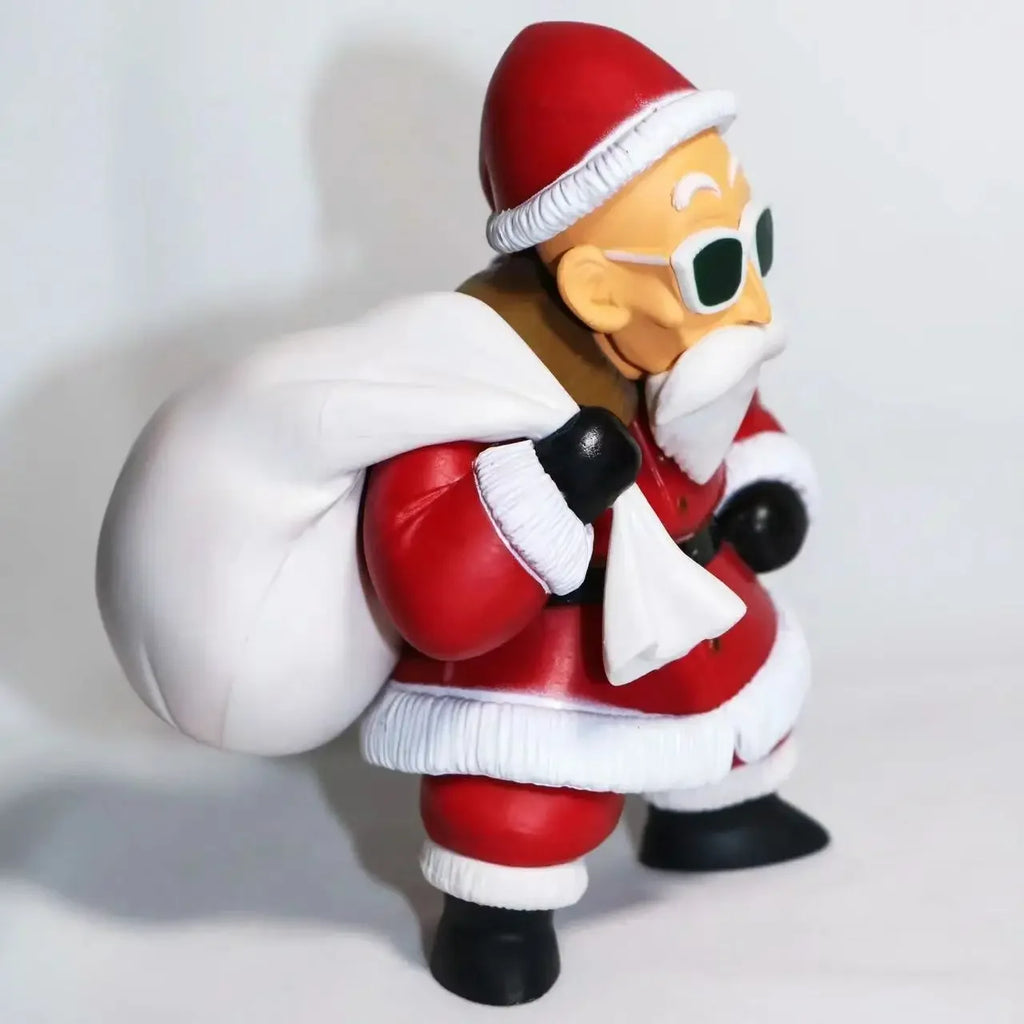 Christmas Anime Collectible Figure Set, Roshi & Chopper Santa Sled PVC Statue Model, Desktop Decor, X‑mas Anime Fan Gift