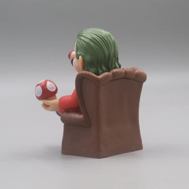 New Cosplay The Godfather The Joker With Chair Action Figure Toys Collection Movie Model PVC Doll Desktop Ornament