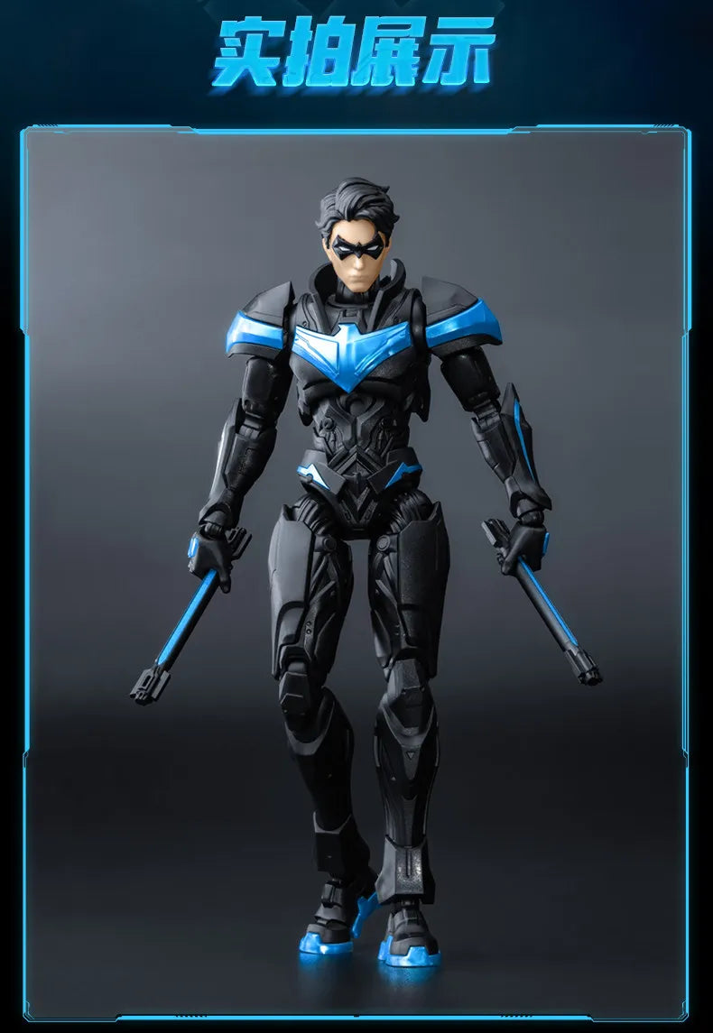 Blokees Heroes Harley Quinn Nightwing Batman Beyond Champion Class Figure Batman Toy Collectible Desktop Assemble Display Gift
