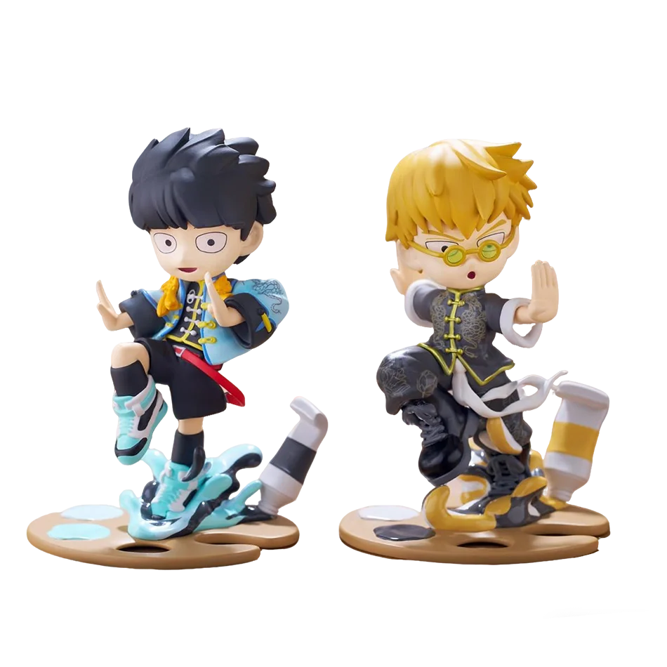 Anime Mob Psycho 100 Figures Gk Reigen Arataka Q Edition Kawaii Standing Palm Series Model Doll Desktop Ornament Collectible Toy