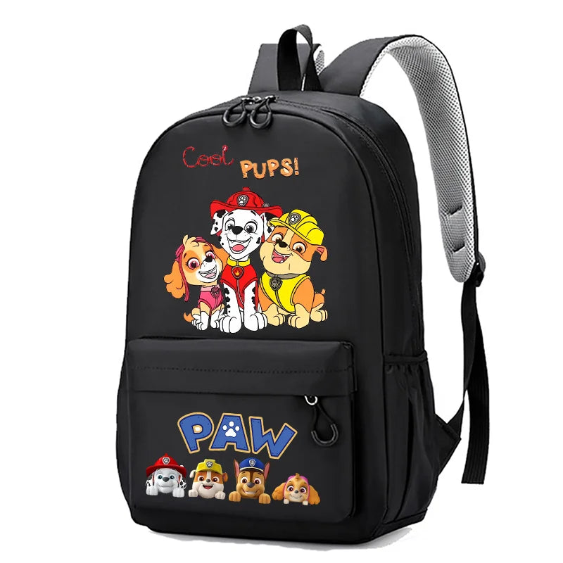 Paw Patrols Backpack Cute Anime Chase Skye Anime Student School Bag Travel Storage Bags Marshall Fashion Casual Knapsack Gift