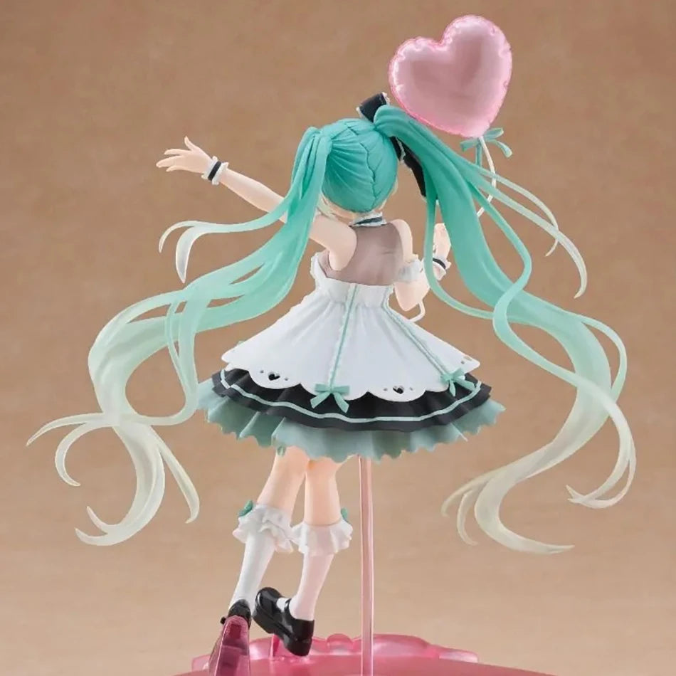 In Stock 19CM Hatsune Miku Birthday 2025 Amp Fancy Ver.~ Kawaii Anime Action Figure PVC  Desktop Decoration Collection Model Toy