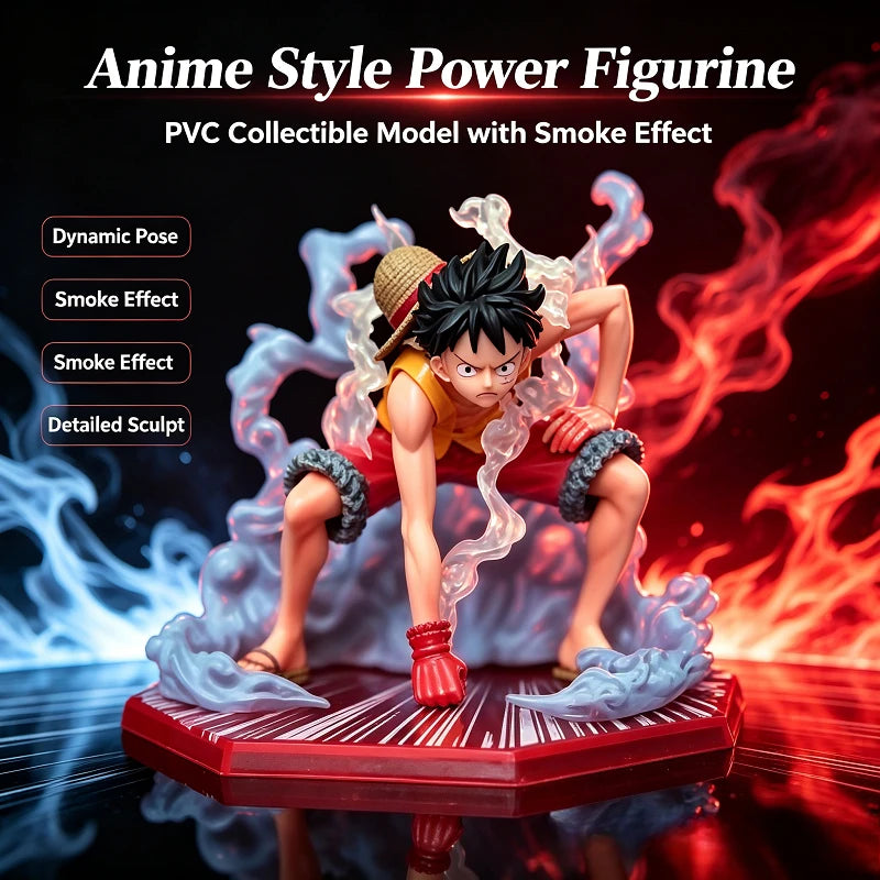 ONE PIECE GK Luffy Figure Model Series Great Ape King Big Fist Phantom Snake Man Iron Fist Straw Hat Baijing Luffy