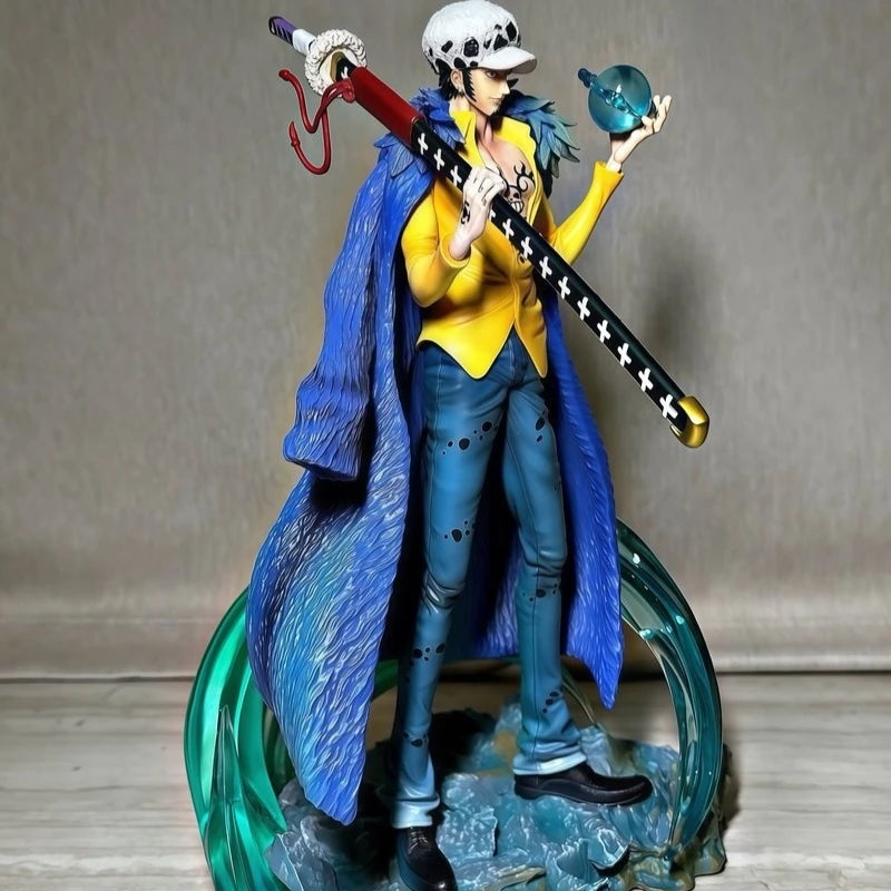Hot Anime One Piece Law Figures Trafalgar D Water Law Figure Figurine Collection Statue Desk Decoration Boy Toys Christmas Gifts