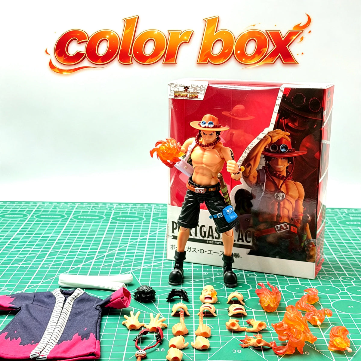 Bandai Soul Limited SHF Fire Fist Ace Top War One Piece Joint Mobile Handheld Model in Stock