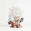 15OCM ONE PIECE GK Second Gear Nika Luffy Squat Slamming Ground Figure Anime Collectible Ornament pvc Bandai