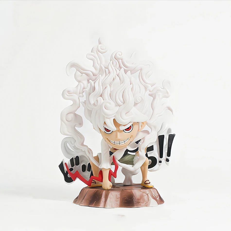 15OCM ONE PIECE GK Second Gear Nika Luffy Squat Slamming Ground Figure Anime Collectible Ornament pvc Bandai