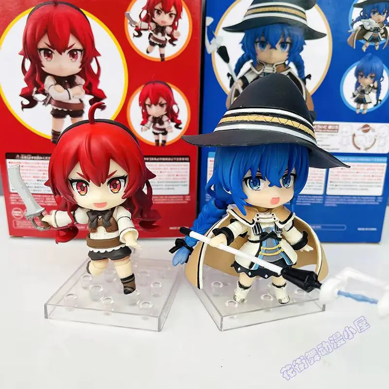 Q Version Mushoku Tensei 1567# 1749# 1787# Roxy Migurdia Dual Pack Change Face Figures Articulated Decoration Model Toy