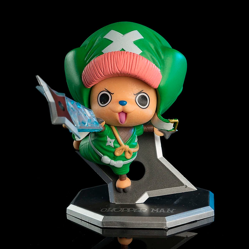 One Piece PVC Action Figure Kimono Ninja Tony Tony Chopper Anime Figure  Collection Model Dolls Kid Gift Toys Decoration