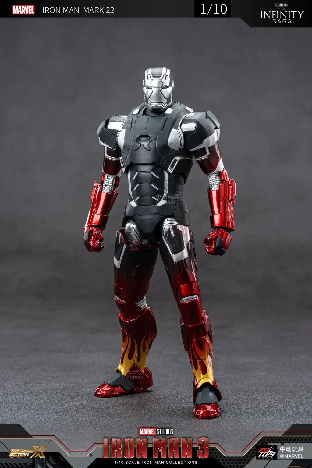 ZD Toys Iron Man Action Figure Mark 35 Red Snapper Iron Man MK 24 MK 22 MK 47 Tony Stark Ironman Figure Action Collect Toy Gift