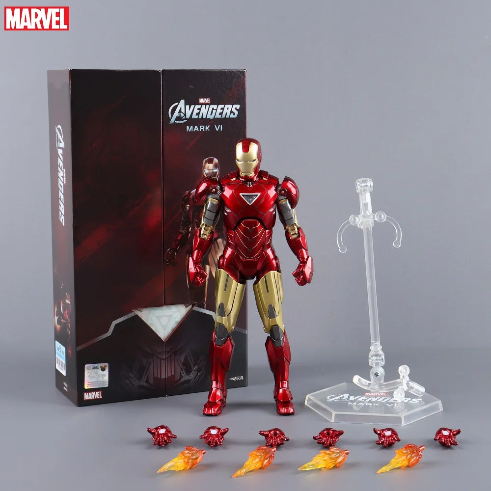ZD Toys Marvel Studios Iron Man MK3 Action Figure MK35 MK24 MK40 MK38 Tony Stark Ironman Figure Action Collect Toy Gift