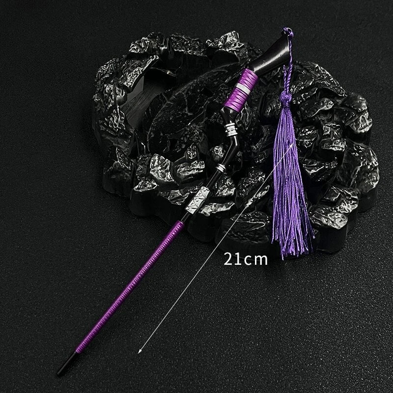 21cm Anime Frieren Metal Staff Himmel's Hero's Sword Anime Peripheral Gifts Toy Knife Desktop Ornament