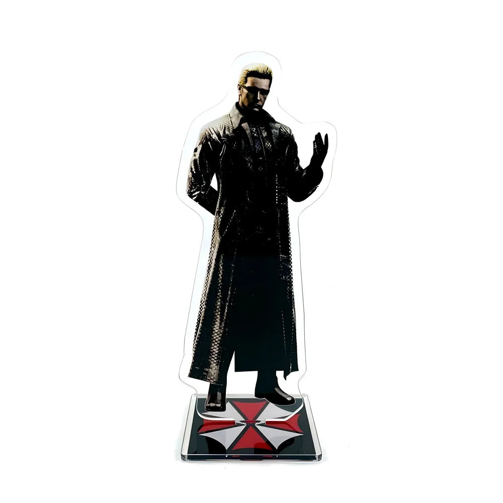 Albert Wesker acrylic stand figure model plate holder cake topper anime