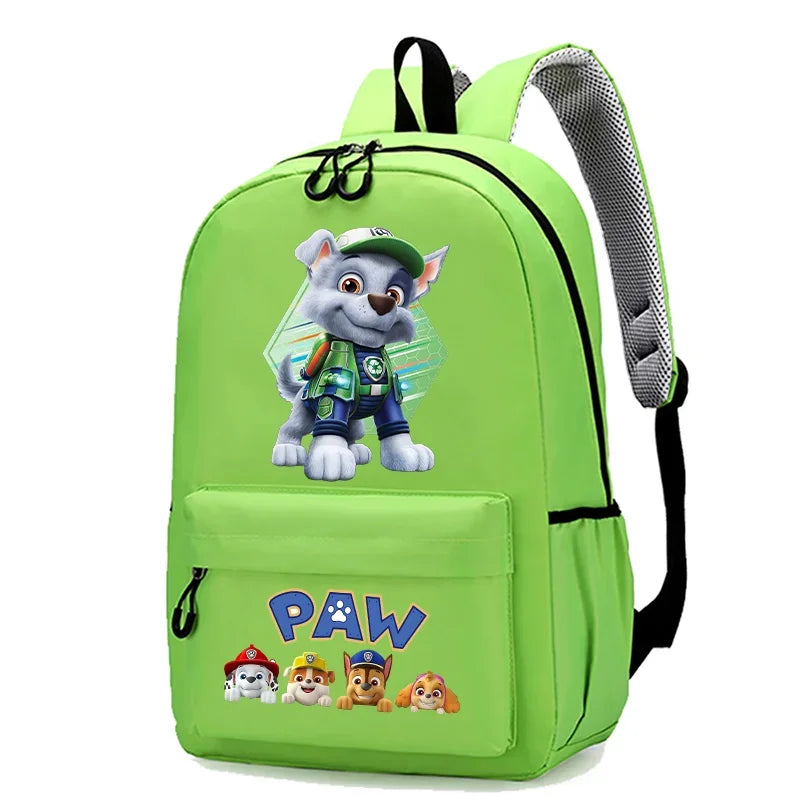 Paw Patrols Backpack Cute Anime Chase Skye Anime Student School Bag Travel Storage Bags Marshall Fashion Casual Knapsack Gift