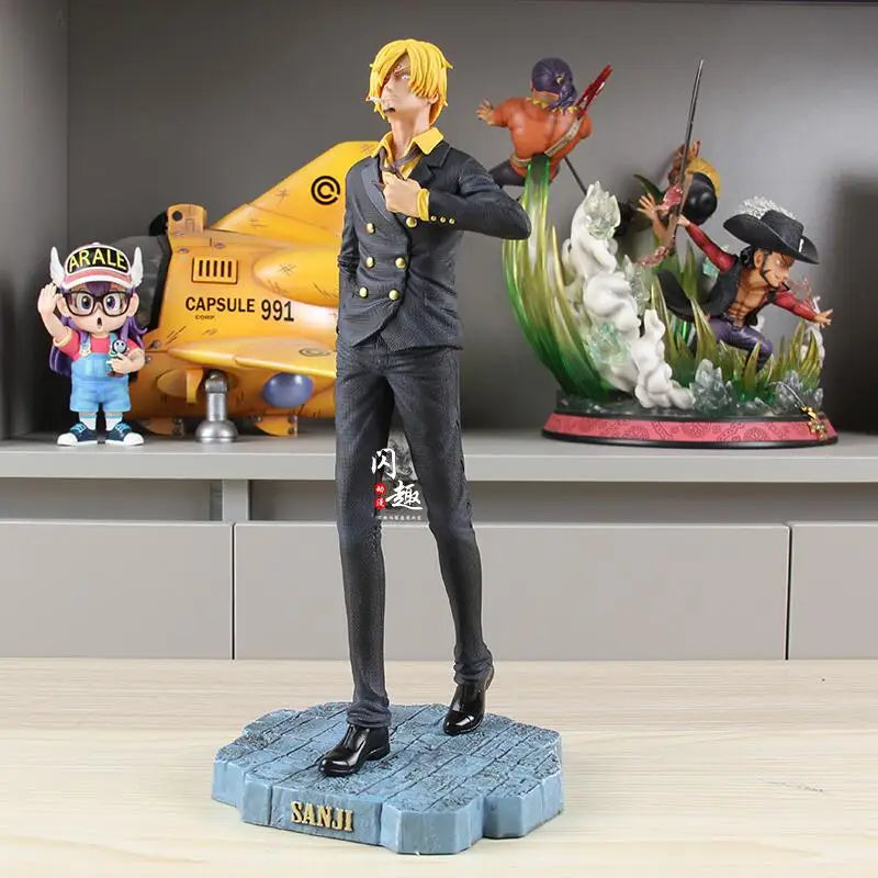 JT One Piece Sanji Suit Anime Figure Pvc Model Boxed Desktop Ornament Collectible Statue Gift For Adult Anime Fans Collectors