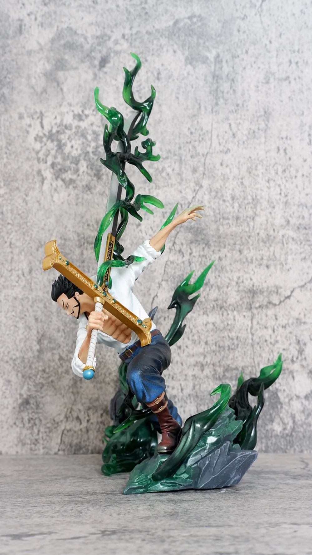 One Piece Dracule Mihawk Hawk Eye GK Action Figure 35cm PVC Static Display Anime Statue Collectible Model Home Decor Fan Gift