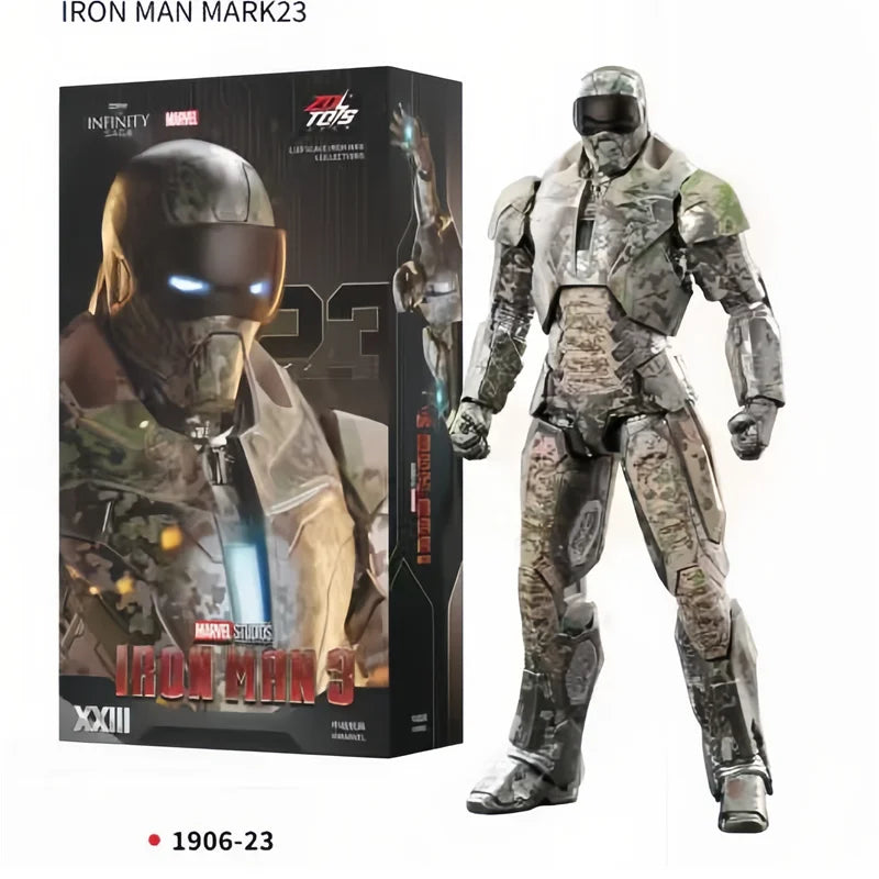 ZD Toys Marvel Studios Iron Man MK3 Action Figure MK35 MK24 MK40 MK38 Tony Stark Ironman Figure Action Collect Toy Gift