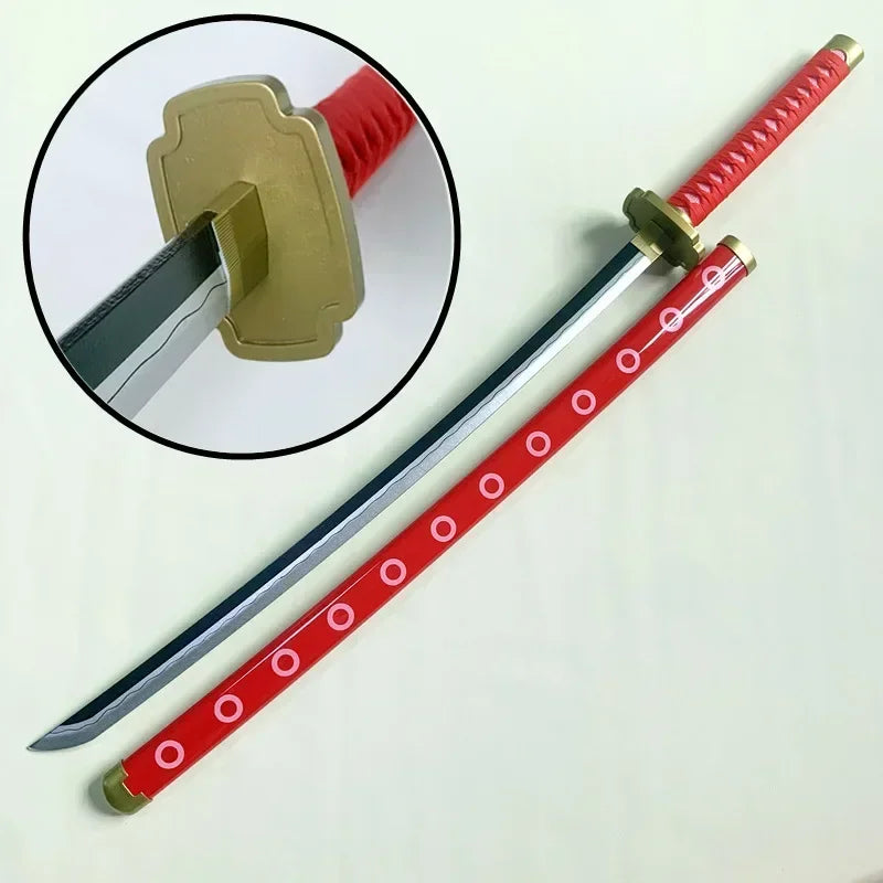 104cm Roronoa Zoro Sword Anime One Piece Cosplay Prop Knife Ninja Schwert Real Size Japanese Katana Original Samurai Sabre Toy