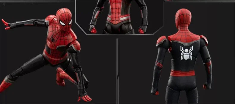 ZD Toy Iron Spider Man Advanced suit legends No Way Home Peter Parker Gold Black Red Model Action Figure Adult Collectible Toy