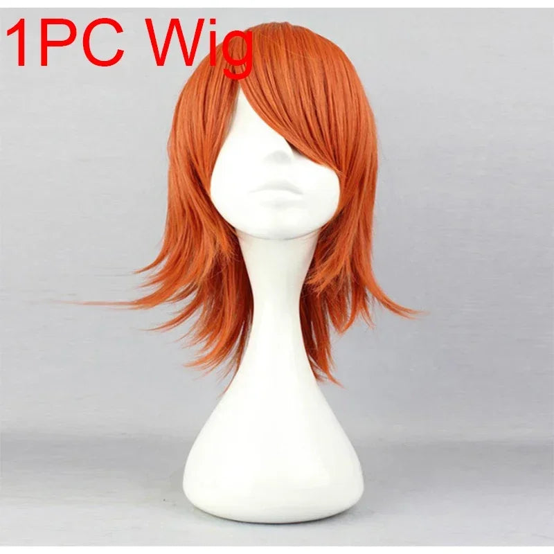 Movies Anime Nami Cosplay Costume Nami Uniform Shirt Skirt Nami Wig Halloween Party Performance Wear Clothing Womens
