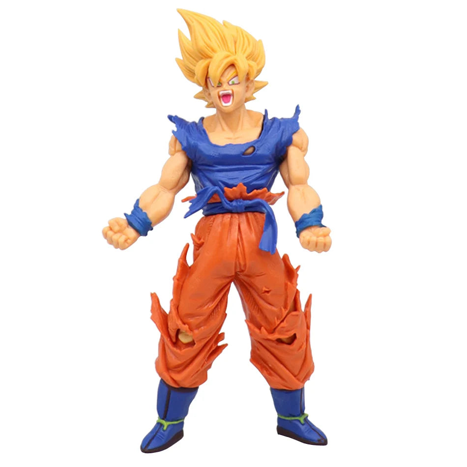 Son Goku Super Saiyan Figure Anime Dragon Ball Goku DBZ Action Figure Model Gifts Collectible Figurines for Kids 18cm