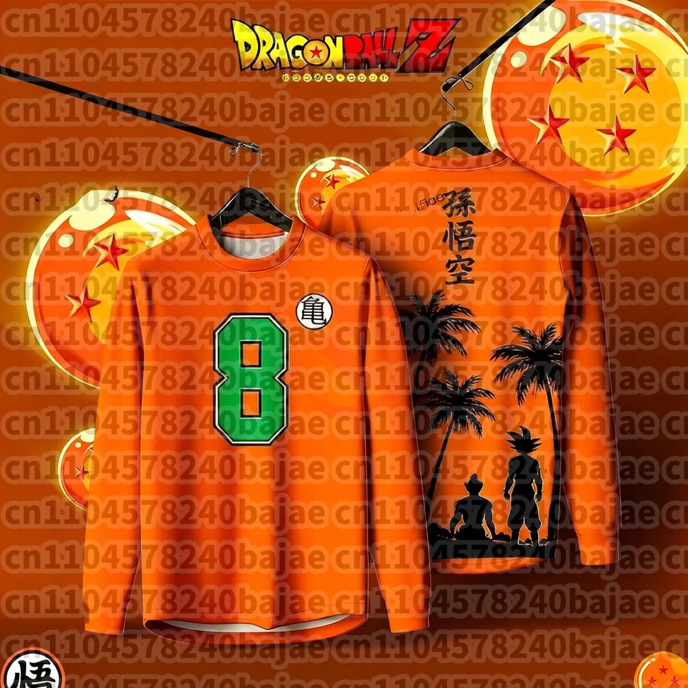 2026 Japanese Anime Dragon Ball Z Son Goku 3D Adult Mens/Womens Autumn/Winter Long Sleeve T-Shirt Kids Cartoon Long Sleeve Tops