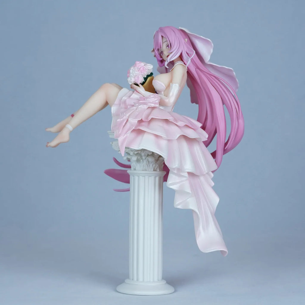 New 30cm Elysia Wedding Dress Anime Figure Pvc Model Collectible Desktop Ornamen Static model statue Surprise Gift