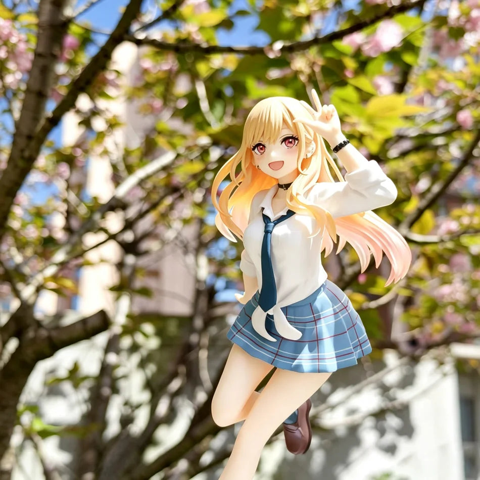 Bandai My Dress‑Up Darling Marin Kitagawa Liz Style Figure Cute Beautiful Girl Desktop Ornament