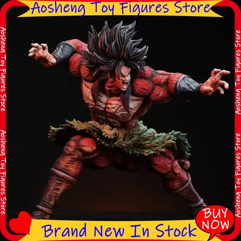 28cm Dragon Ball Broli Super Saiyan Handmade Animation Character Model Statue Collectible Desktop Decoration Action Figure Gift