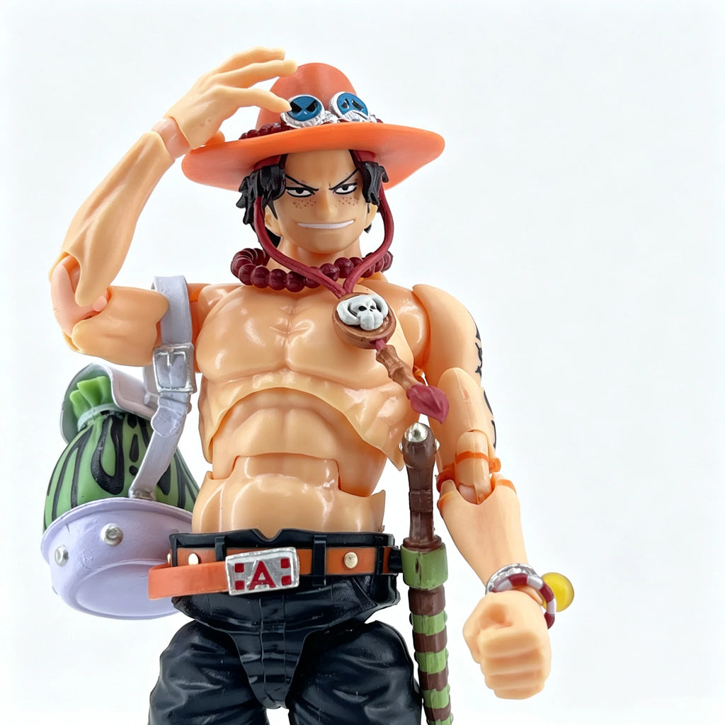 Bandai SHF Ace Articulated Action Figure Desktop Collectible Ornament, Perfect Gift for Boys Grade Anime Statue