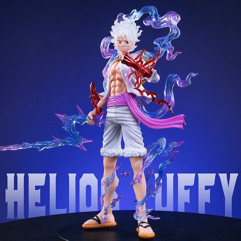 21cm One Piece Anime figure Luffy GEAR 5 Figurine Nika Luffy Sun God Action Figures Collectible Model Toys Gift