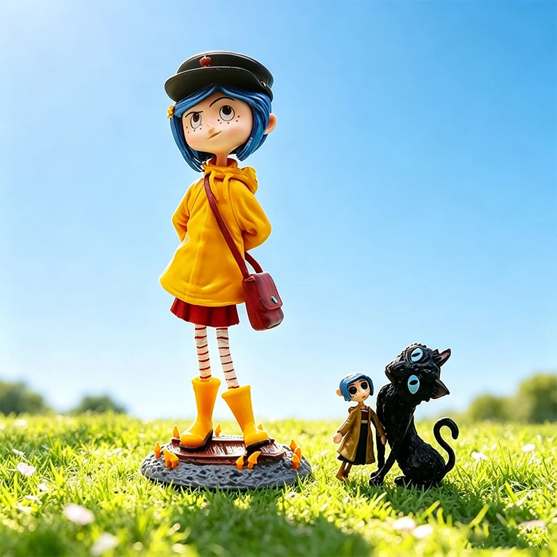 20cm Coraline Figure Coraline & The Secret Door Figures Wybie Action Figurine Pvc Statue Model Doll Decoration Toy Birthday Gift