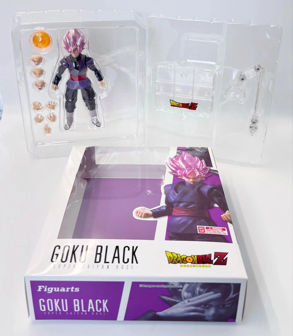 Bandai Dragon Ball Super Collectible Figure - Saiyan Large Pink Hair Zamasu Action Figure Model Ideal Gift for Fans