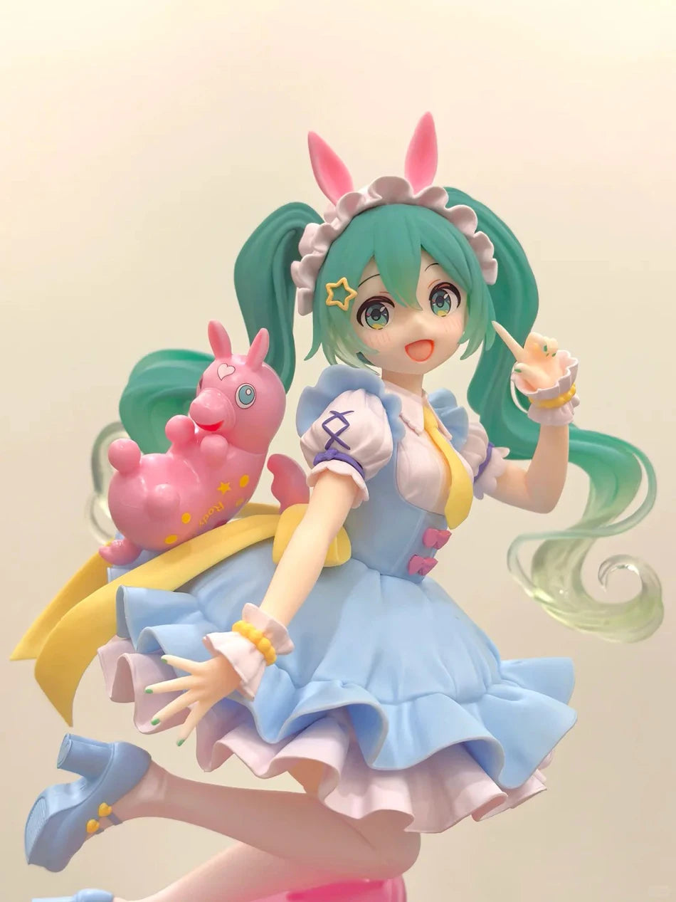 20cm Hatsune Miku Anime Figure Kawaii Fairy Tales Miku Action Figure Lollipop Girl Figurine PVC Collection Anime Model Doll Toys