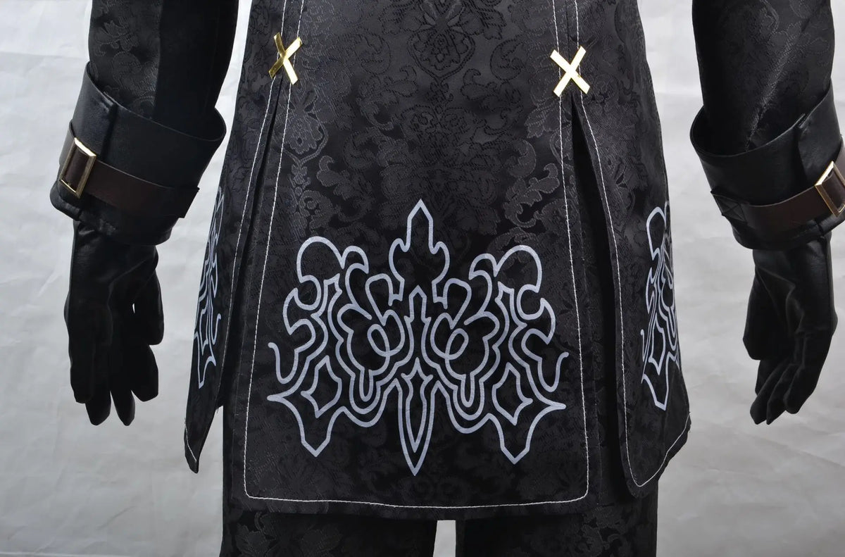 Anime Nier Automata Cosplay 9S Yorha 2B Cosplay Suit Male Women Outfit Wig Disguise Costume Plus Size Fancy Party Black Dress