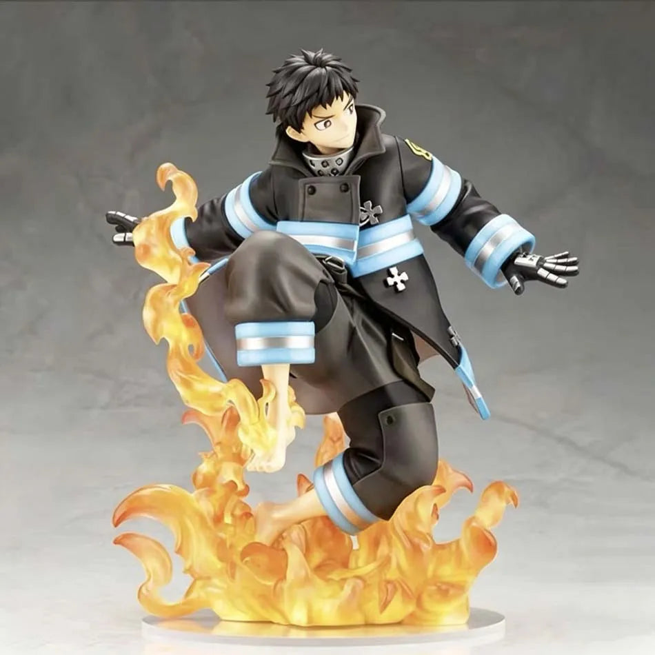 New pretty Enen no Shouboutai Shinra Anime Character Statue Model Collectible Figure Toy Decoration Anime Merchandise Small Gift