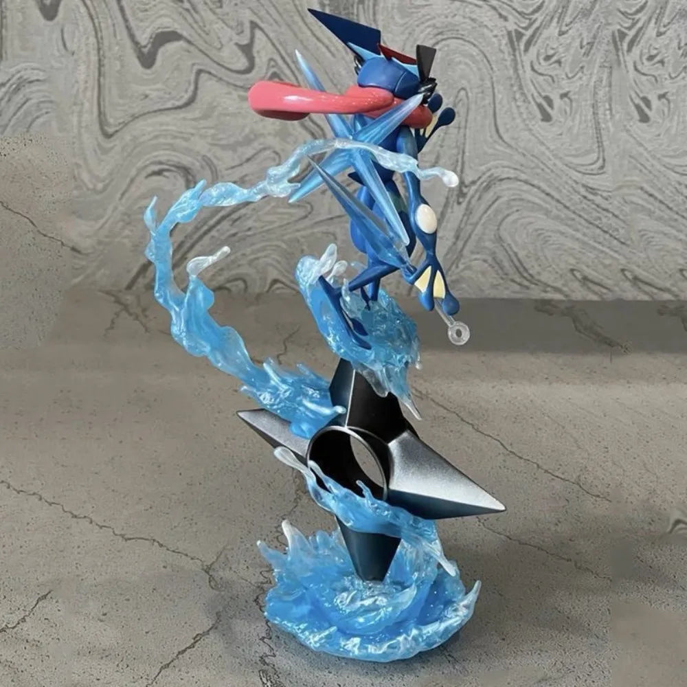 19cm/7.48in Anime Pokemon Figure Greninja Action Figures Pvc Statue Desktop Ornamen Collection Model Toys Gifts