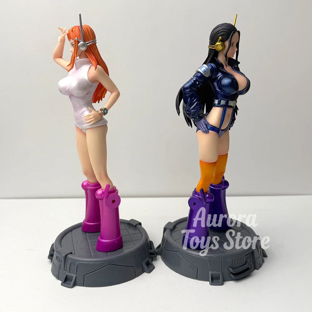 26cm/10.24in Anime ONE PIECE Figure Robin Nami Action Figures Pvc Collection Model Toys for Gifts