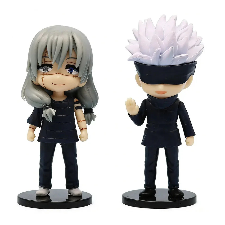 Bandai Gojo Satoru Jujutsu Kaisen Q Version Figures - Itadori Yuji, Anime Merchandise Ornaments, Fan Collectibles, Room Deco