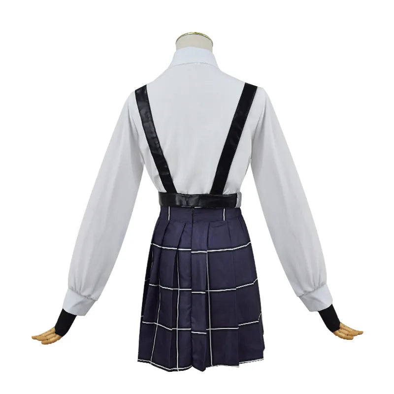 Takanashi Hoshino Costume Game Blue Archive Cosplay School JK Uniforms Top Skirts Wig Outfit Carnival Party Women Man Anime Suit