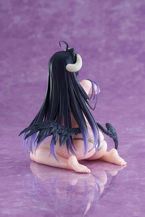 13cm Hentai Figure OVERLORD Anime Figure Desktop Cute Swimsuit Albedo Action Figure Collection Model Toy Fans Birthday Gift