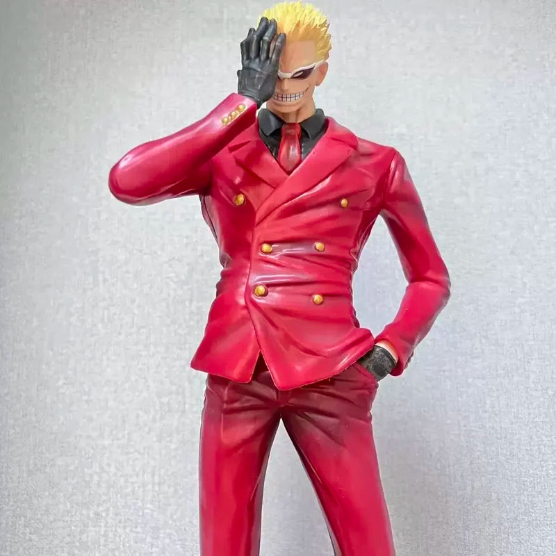 30cm One Piece Donquixote Doflamingo Anime PVC Figure With Replaceable Arms Shichibukai Model Desktop Ornament Collect Toy Gifts